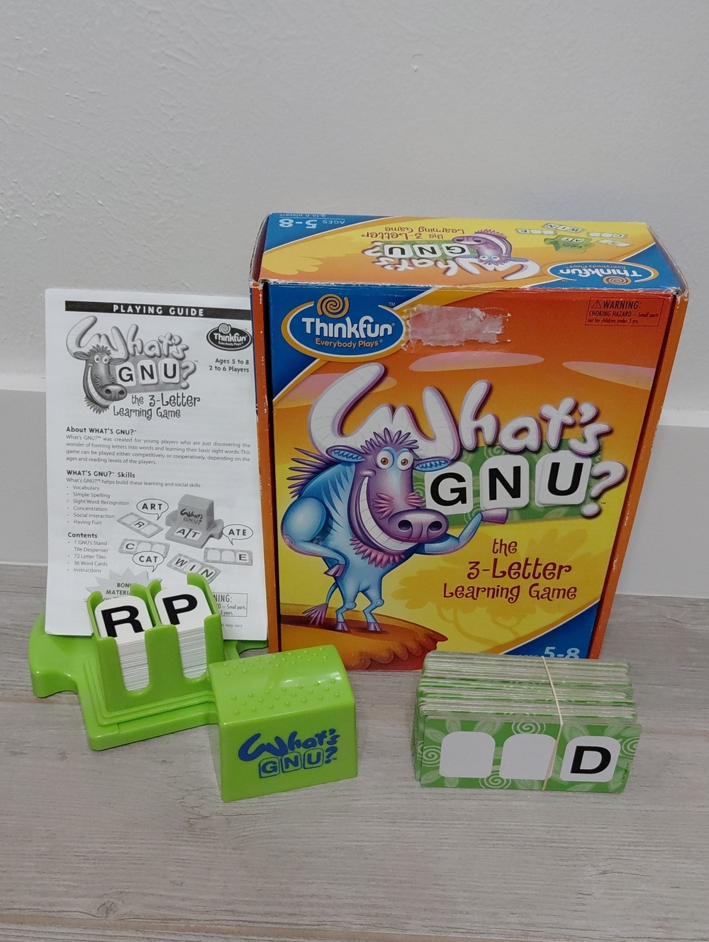 What's GNU? Think Fun the 3-Letter Learning Game